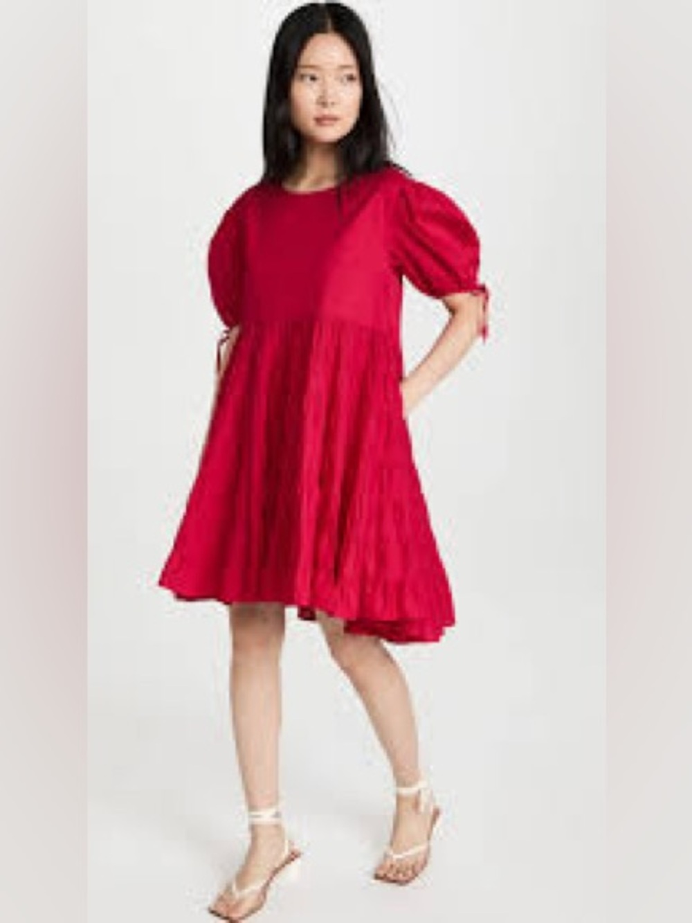 Merlette Serling Mini Dress Berry Size S